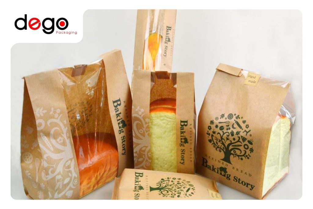 Nhãn decal giấy không cán màng còn dùng trong môi trường ổn định như nhãn thực phẩm khô bánh mì
