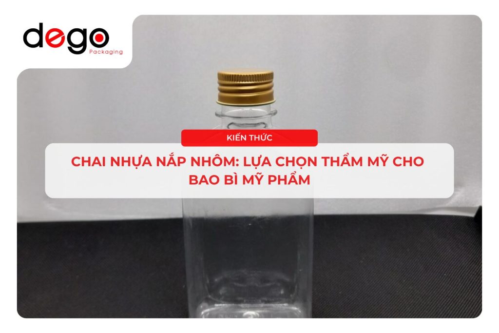 chai nhựa nắp nhôm