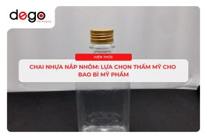 chai nhựa nắp nhôm