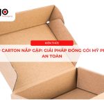 hộp carton nắp gập