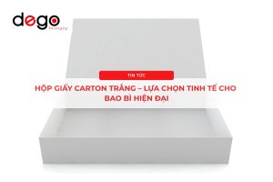 hộp giấy carton trắng